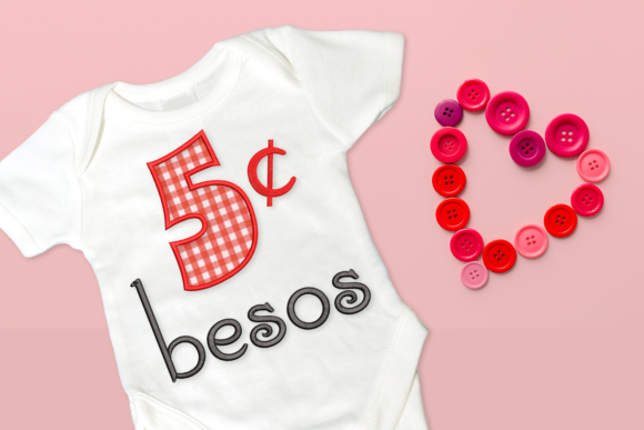 Besos 5 Centavos Applique