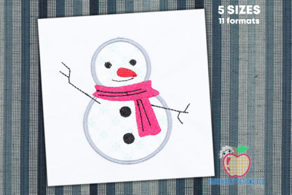 Happy Snowman Applique Design Review for Business