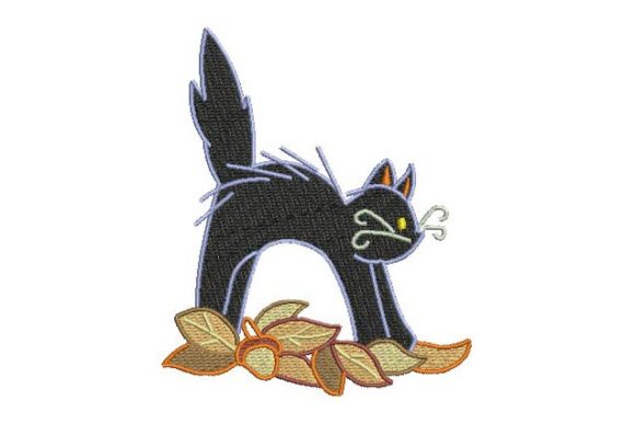 Scary Cat Embroidery Design Review for Handmade Gifts