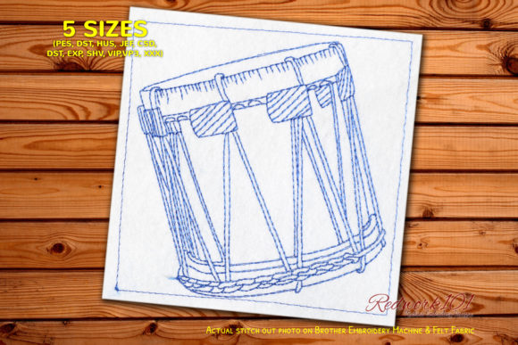 The Basler Drum Redwork